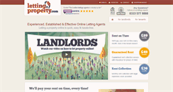 Desktop Screenshot of lettingaproperty.com